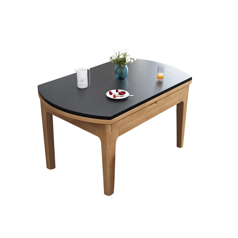 4-foot Dining Site Table Stone Drop-Leaf Dinette Table for Home