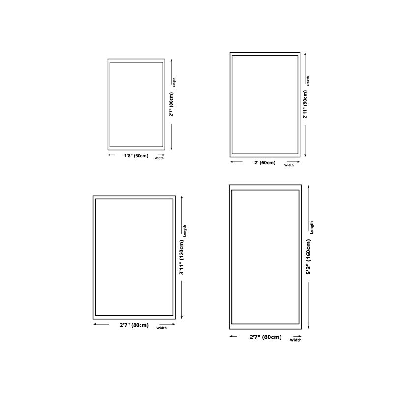 Tapis de tapis de tapis simple blanc tapis lavable tapis lavable pour décoration intérieure