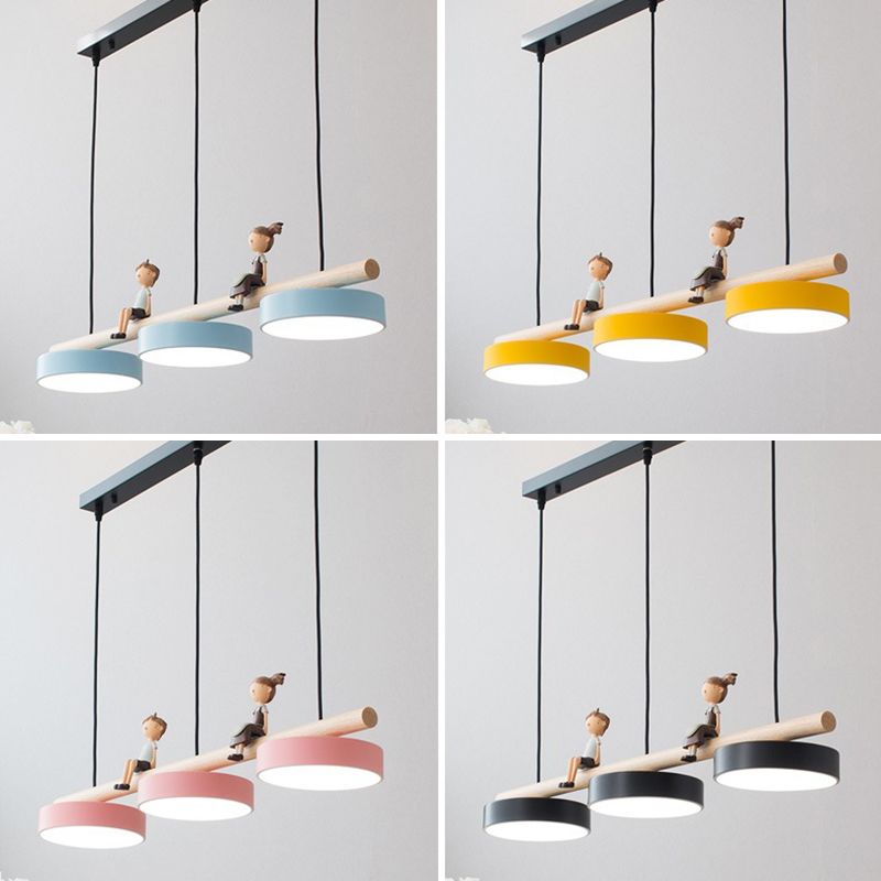 Circle Island Pendant LED Nordic Modern Ceiling Pendant Light for Dining Room