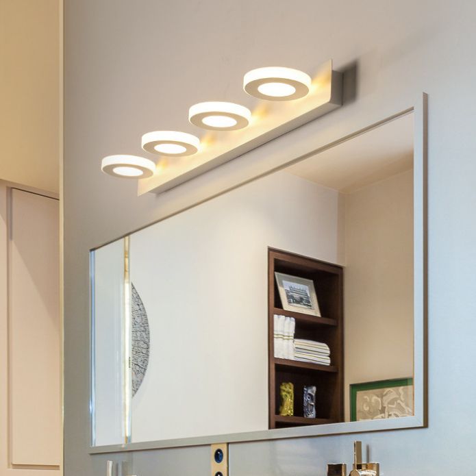 Moderne mode -ijdelheid verlichtingsarmatuur verstelbare hoofdliggers van kop LED -wandverlichtingsideeën voor badkamer