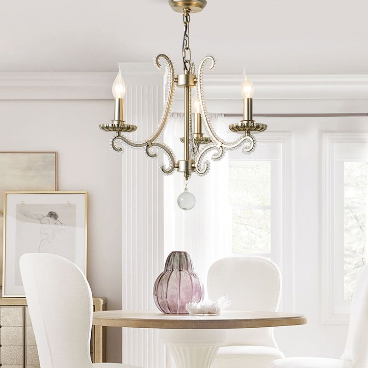 Silver Chandelier Light Fixtures Sputnik Traditional Ceiling Light Fixture for Bedroom
