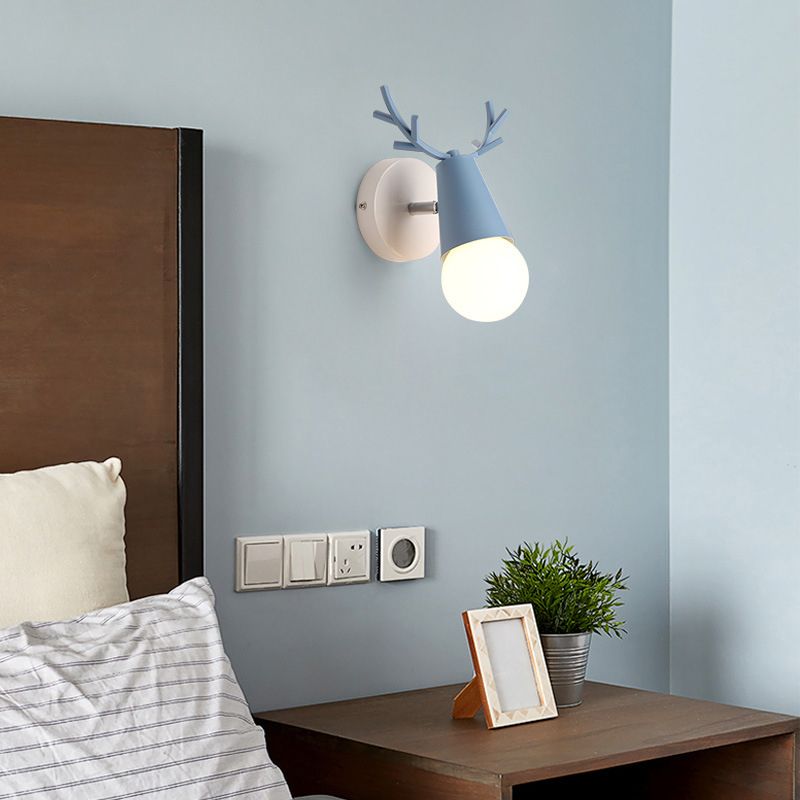 Multi-Light Geometric Wall Lamps Modern Style Metal Wall Mounted Lights