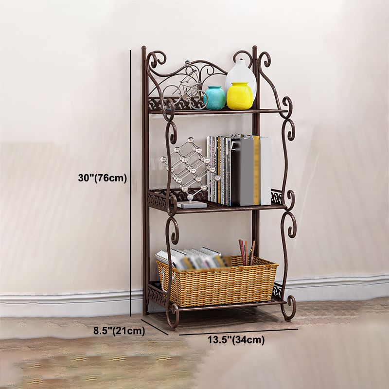 Glam Style Bookcase Shelf Open Back Bookcase for Study Room and Office