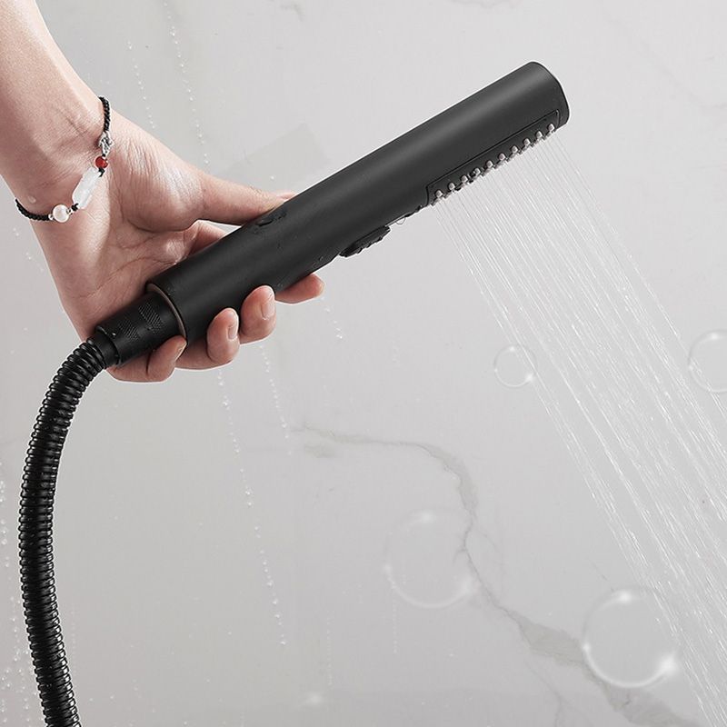 Modern Tub Spout Trim One Handle Wall Mount Tub Faucet with Handshower