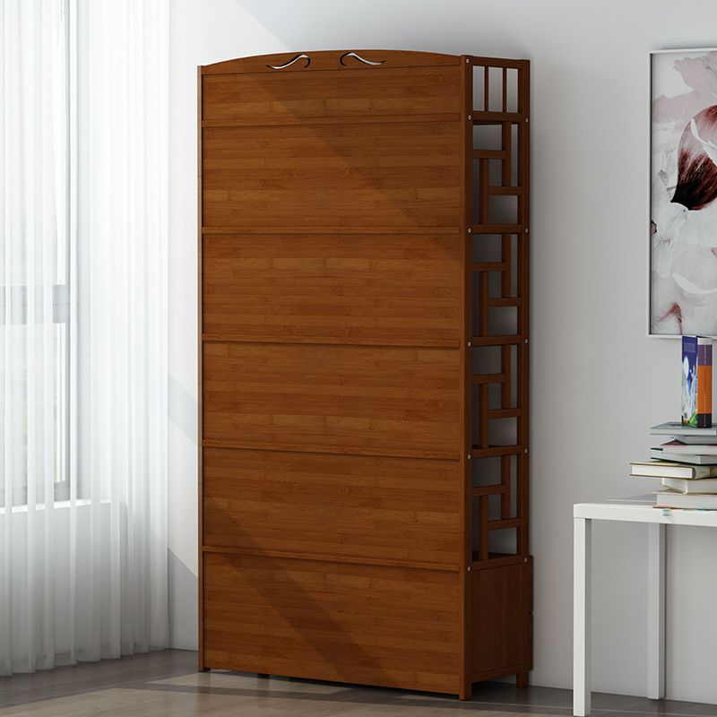 Closed Back Standard Bookshelf Engineered Wood Bookcase with Rectangular Shelves