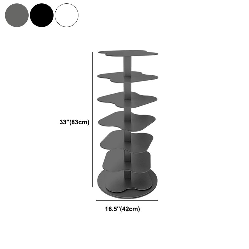 Contemporary Style Metal Bookcase Open Bookshelf for Living Room