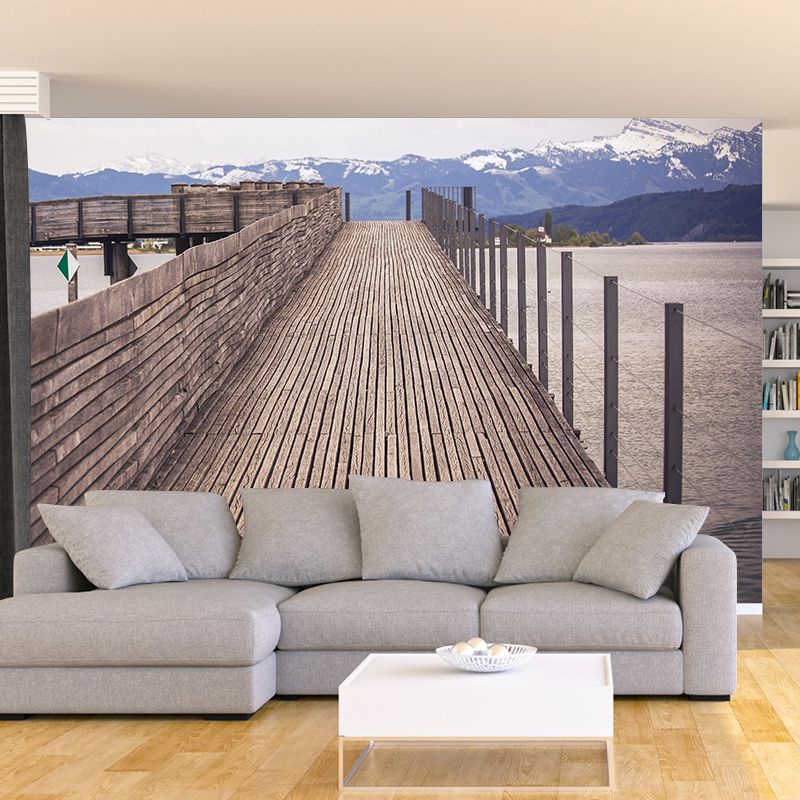 Space Extension Photography Mural Environment Friendly for Home Decor
