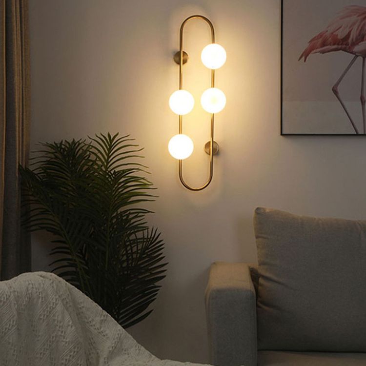 Modern Nordic Minimalist Minimalist Stipical Sconce Sconfietti di vetro Pronchi di vetro