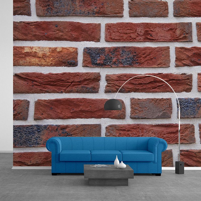 Brick Wall Mural Wallpaper Modern Water Resistant Wall Art for House Interior
