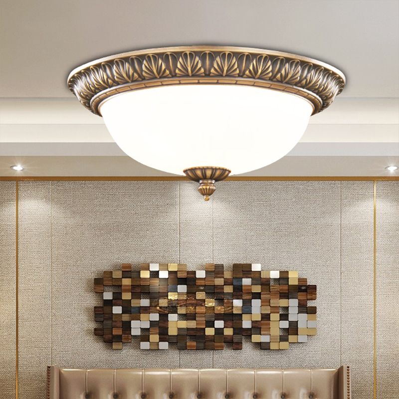 Luz de color en bronce para la habitación de los dormitorios