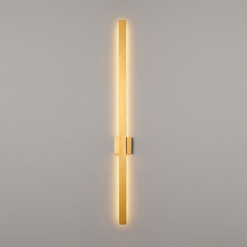 Sombra lineal luz de pared de metal moderno 1 iluminación de pared de pared