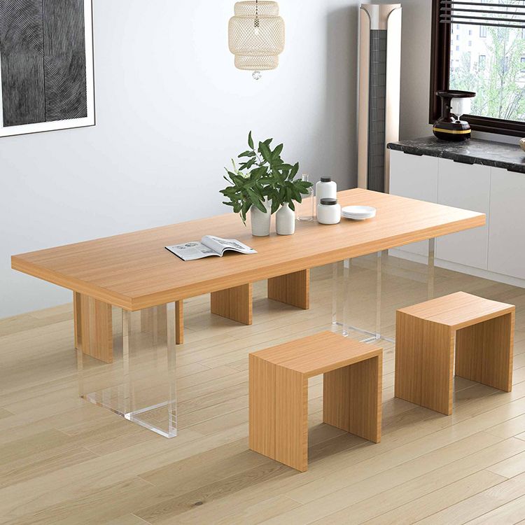 1/5 Pieces Dining Set Modern Sintered Stone Dining Table Set for Kitchen