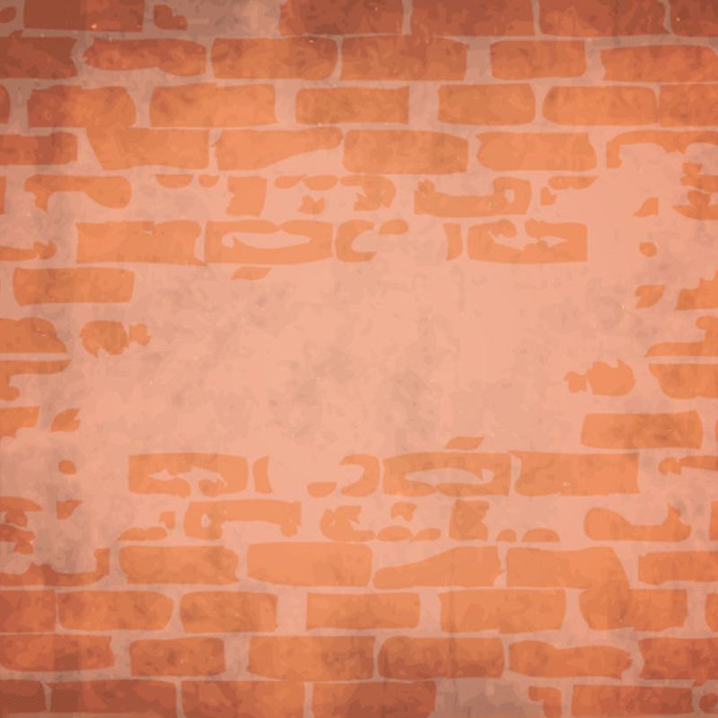 Orange Brick Look Wallpaper Murals Stain Resistant Rustic Living Room Wall Covering