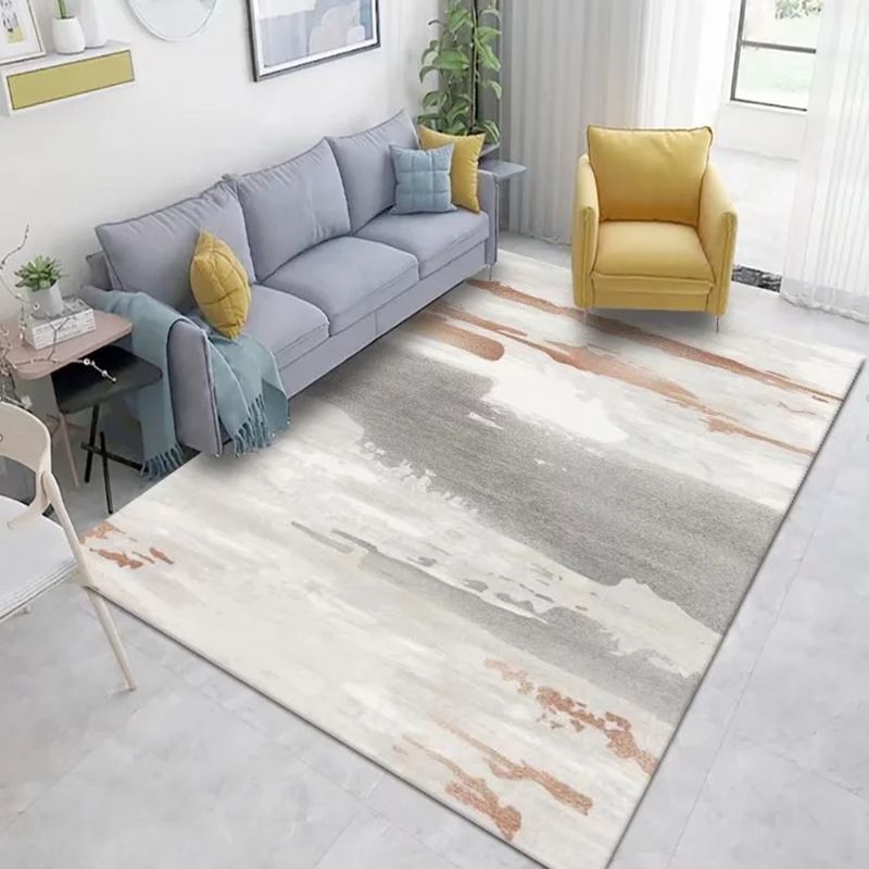 Modern Carpet Leisure Abstract Pattern Rug Stain Resistant Rug for Living Room