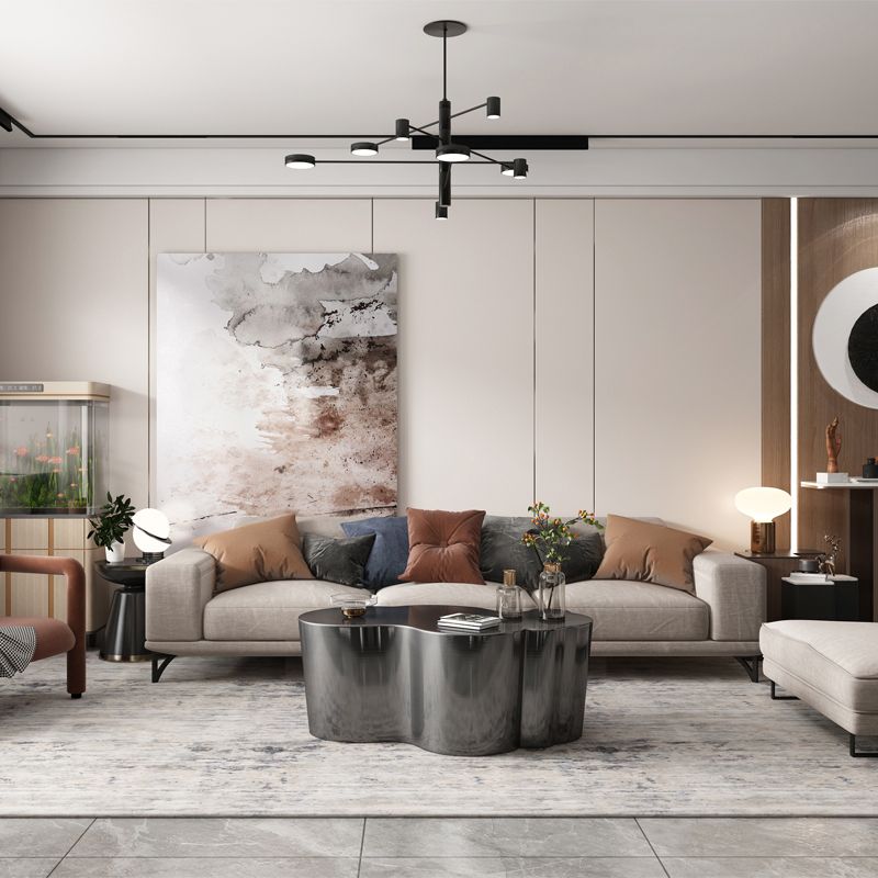 Special-shaped Table Modern Simple Modern Italian Minimalist Stainless Steel High-end