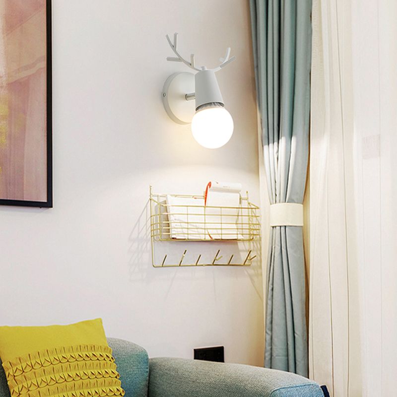 Macarons modernos de pared de metal únicos Luz de pared de 1 luces