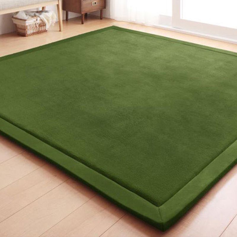 Verbesserter mehrfarbiger Rugpolypropylen Minimalismus-Teppichmaschinenwaschbare Haustierfreundlicher Anti-Rutsch-Rücken-Teppich für Spielzimmer