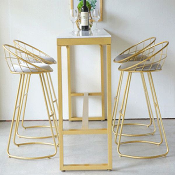 1/4/5 Pieces Bar Stool and Table Set Rectangular Bar Table Set