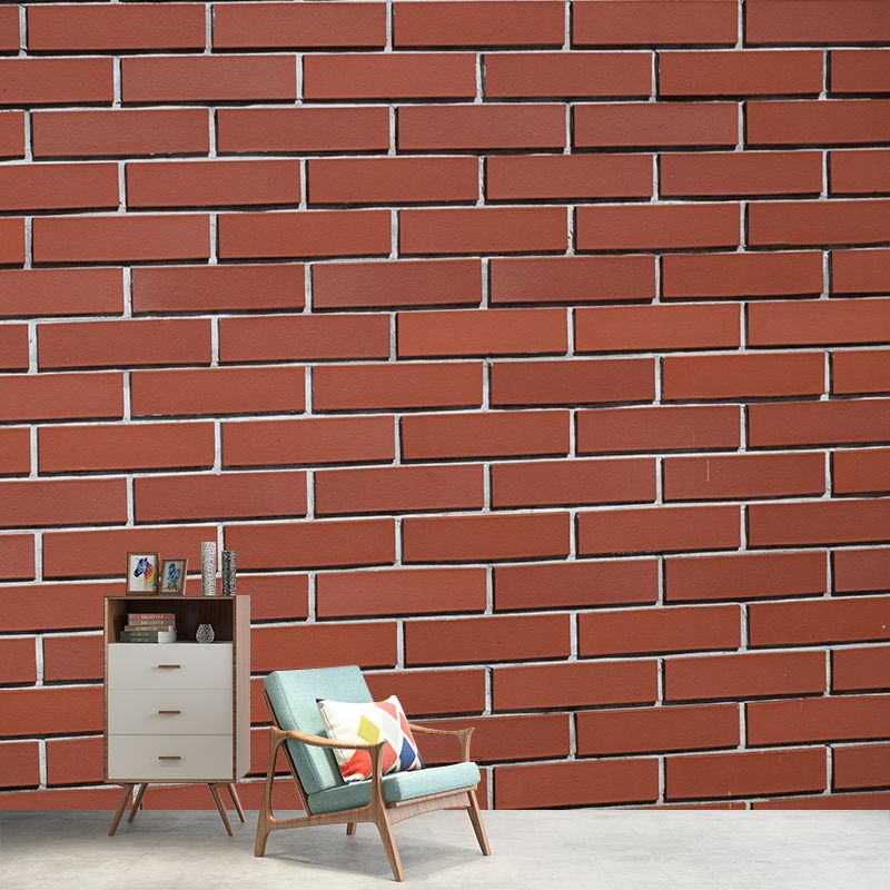 Brick Wall Mural Wallpaper Vinyl for Living Room Bedroom, Personalized Size Available