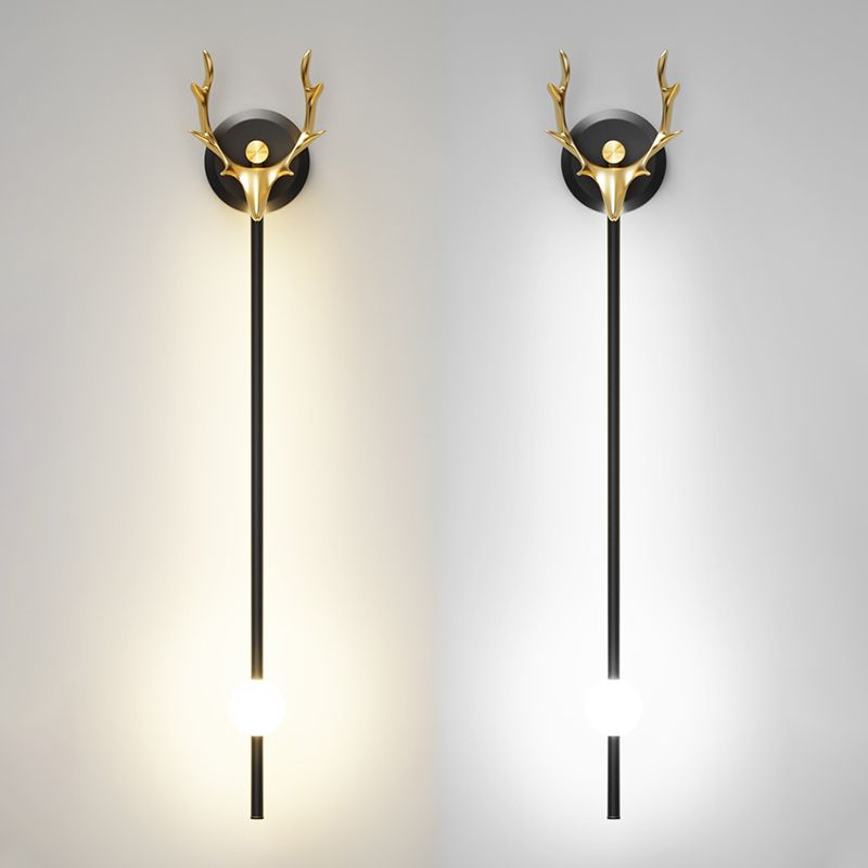 Modern Style Metal Wall Light Linear LED Wall Light Sconce for Bedroom