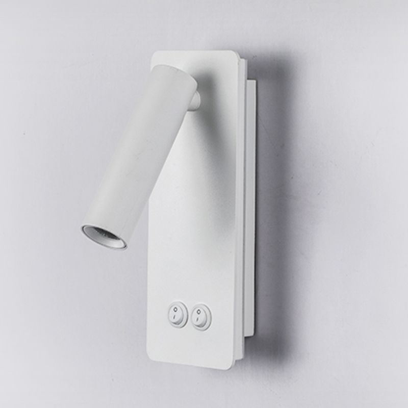 Modern Concise Rectangular LED Wall Light Aluminium Reading Wall Lamp for Bedroom