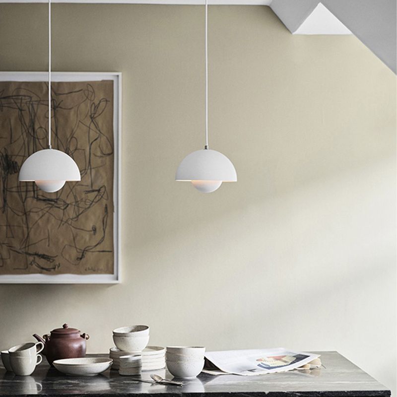 Modern Luce di lusso a pendente singolo Light Globe in ferro battuto Lampada sospesa per sala da pranzo
