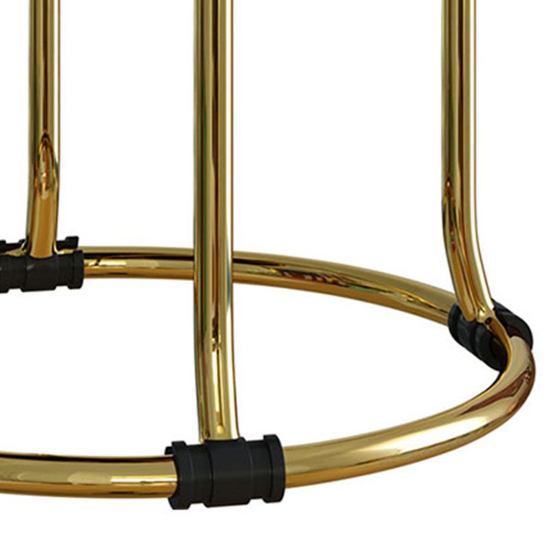 Fabric Standard Stool Modern Style Simple Household Round Stool