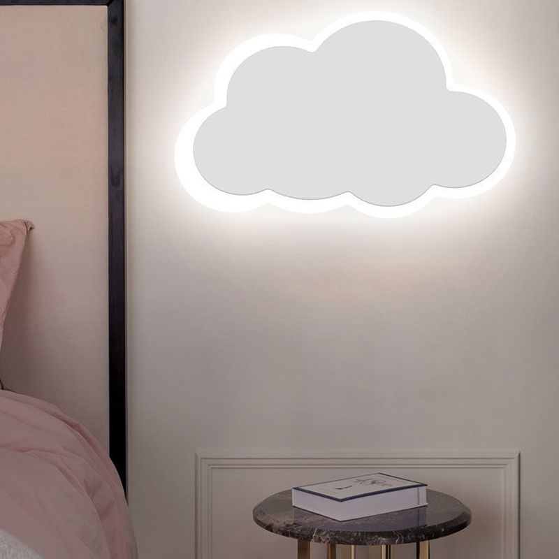 Forme unique en métal applique de murs de style enfant à 1 lumière