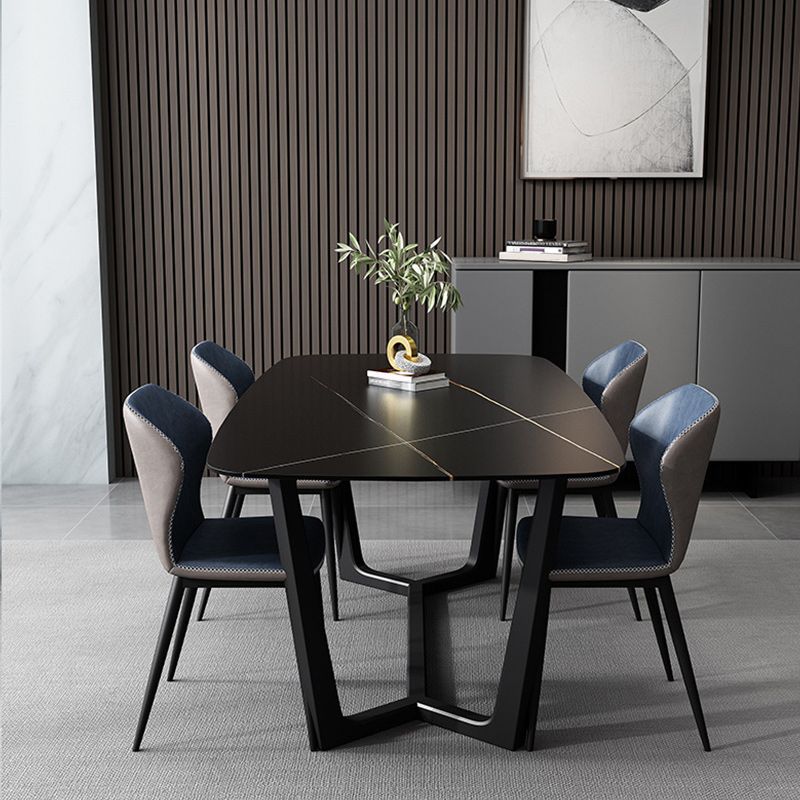 Modern 1/5/7 Pieces Dining Set Sintered Stone Dining Table Set for Home
