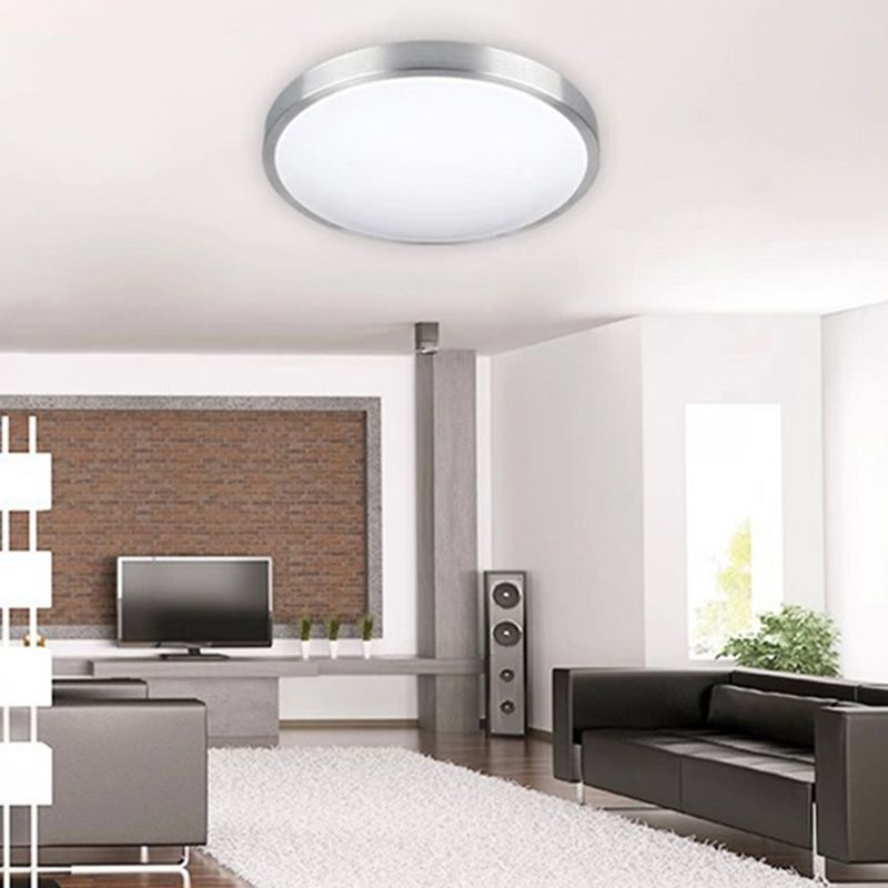 Modern Led Fixture Flush Mount Lighting Fixture Acrylic Lampshade for Bedroom