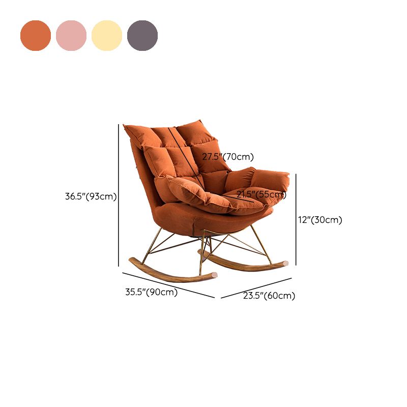 Single Lazy Sofa Rocking Chair Indoor Rocking Chair for Bedroom