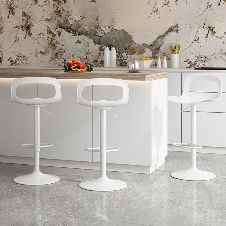 Adjustable Height Barstools Industrial Bar Stools with Metal Base