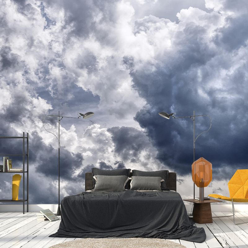 Photography Beautiful Cloud View Mural Decorative Wallpaper Decor for Living Room