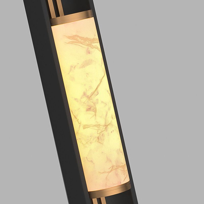 Contemporary Wall Sconce Marble Shade Wall Light Fixture for Courtyard
