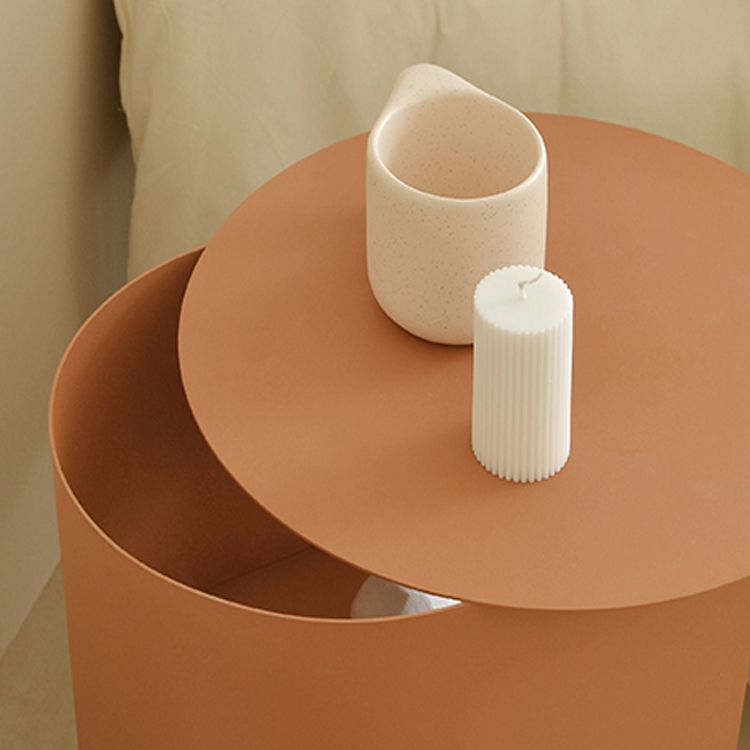 Shelving Iron Nightstand Modern Storage Accent Table Nightstand 1 Shelf