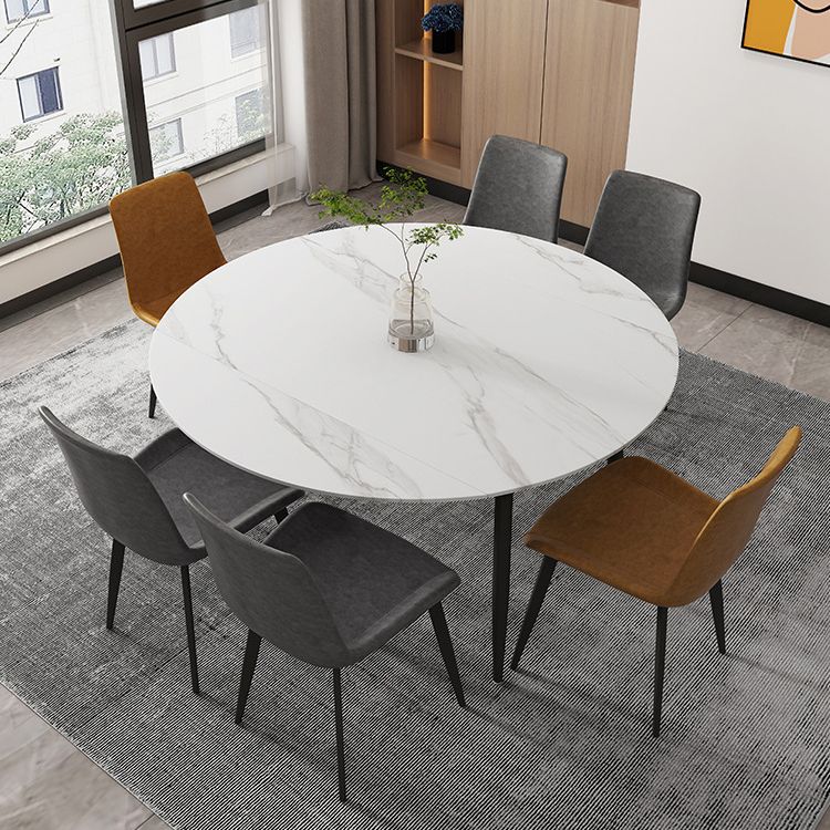 Modern 1/4/5/6/7 Pieces Dining Room Set Sintered Stone Dining Table