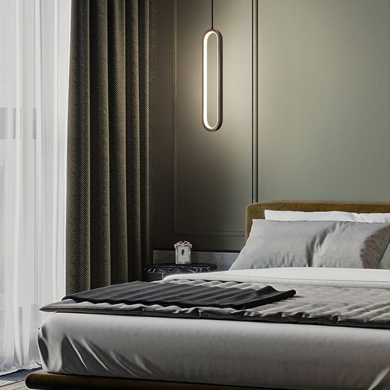 Aluminium -LED LED Linear anheizt Licht im modernen kreativen Stil Kieselgel Deckenleuchte für Wohnzimmer