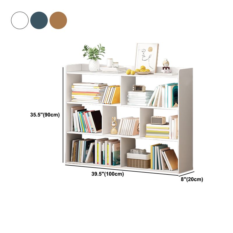 Scandinavian Engineer Wood Bookshelf 7.8" W Bookshelf for Home
