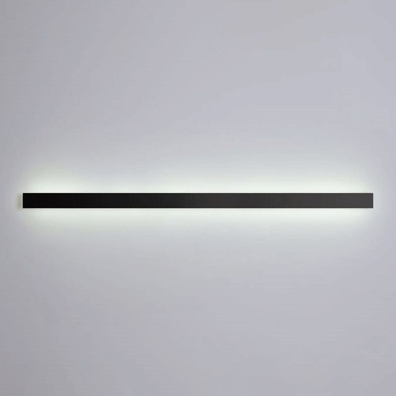 Metal Strip Wall Light Modern Linear Wall Light Sconce for Bedroom