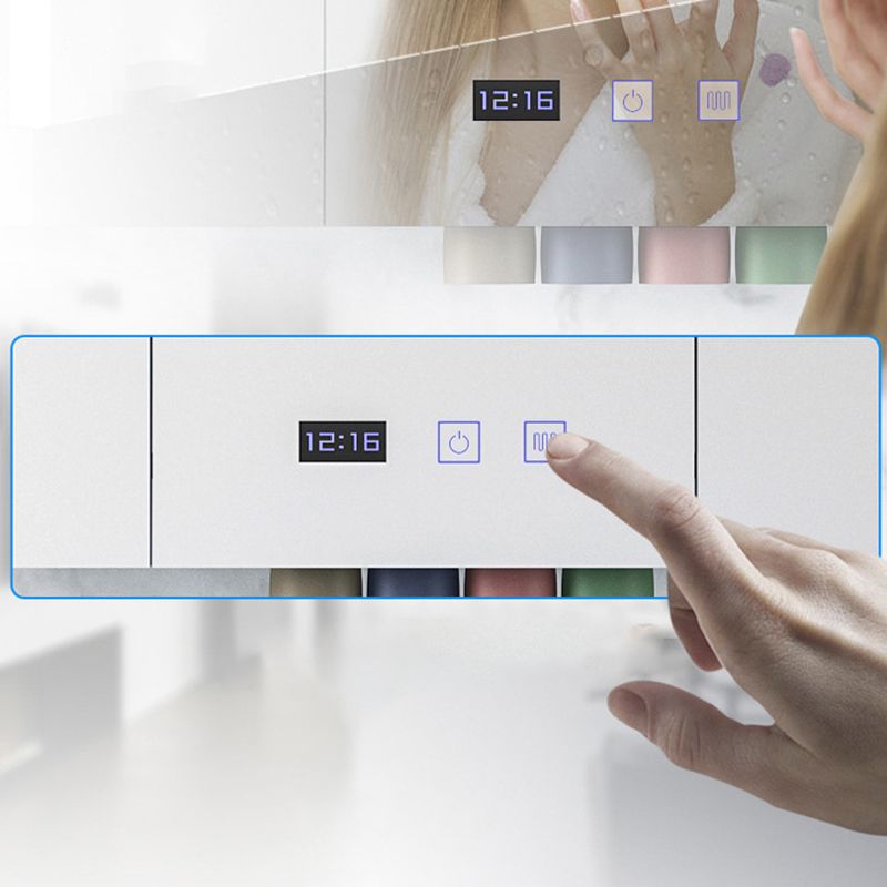 Gorgeous Wooden Sink Vanity Blue Wall Mount Vanity Cabinet with Mirror Cabinet