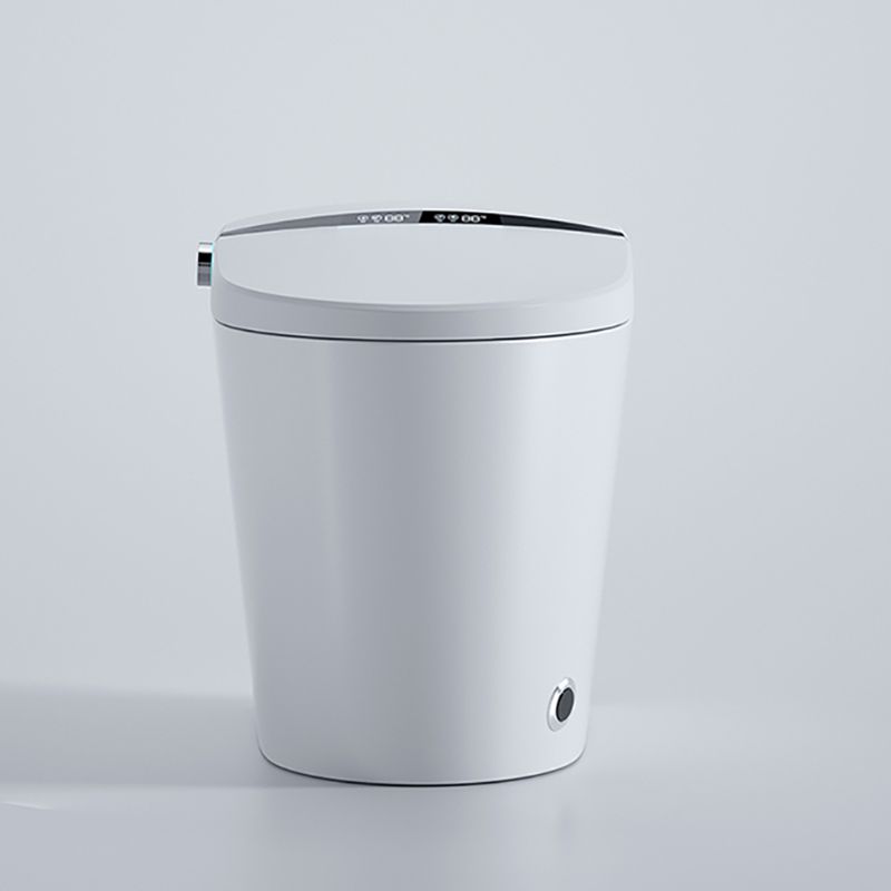 Elongated Toilet Seat Bidet White One-Piece Smart Toilet Bidet with Unlimited Warm Water