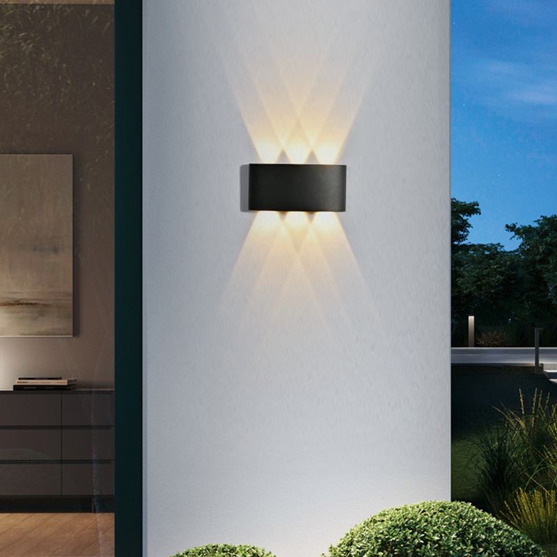 Contemporary Style Rectangle Wall Lights Metal Wall Mount Lights