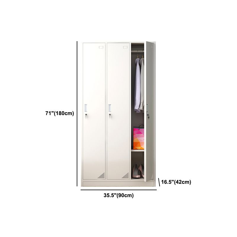Contemporary Storage Cabinet Hinged Wardrobe Cabinet for Home