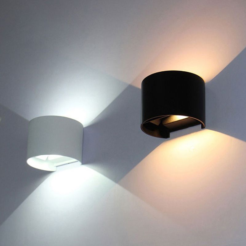 Modern Minimalist Style Geometrical Wall Mounted Light Fixture Metal 2 Lights Wall Lights