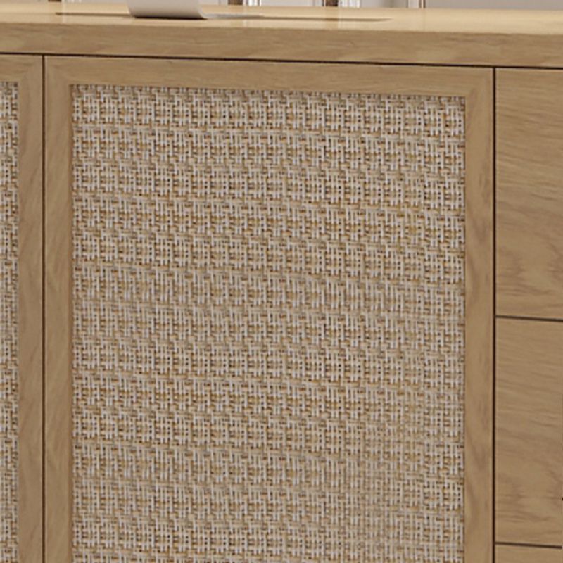 Contemporary Style Wood Rectangle Patio Bar Table for Living Room