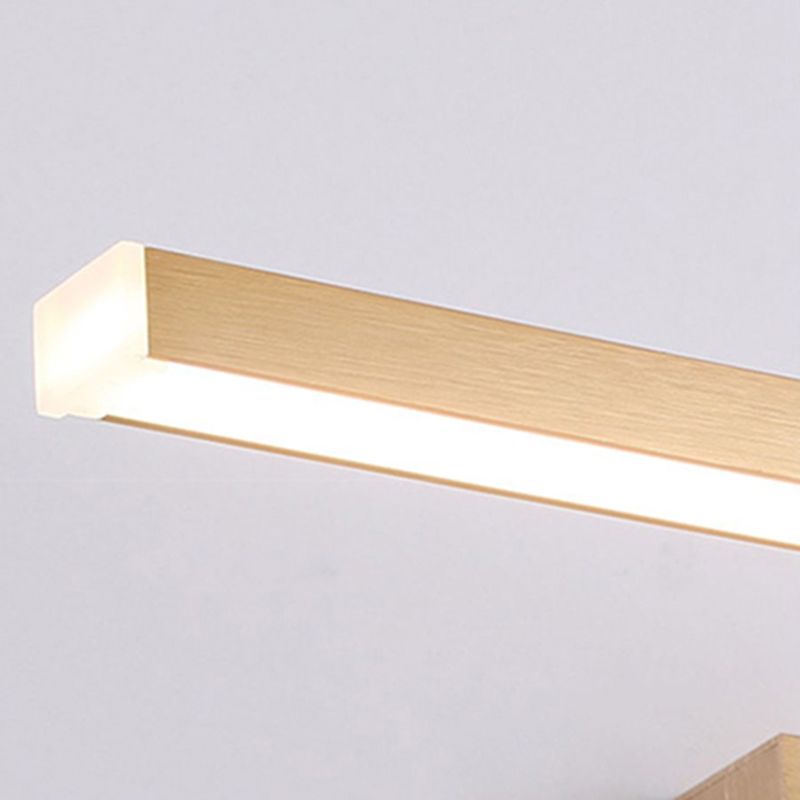 Illuminazione a parete lineare illuminazione moderna in metallo 1 luce sconde con ombra acrilica