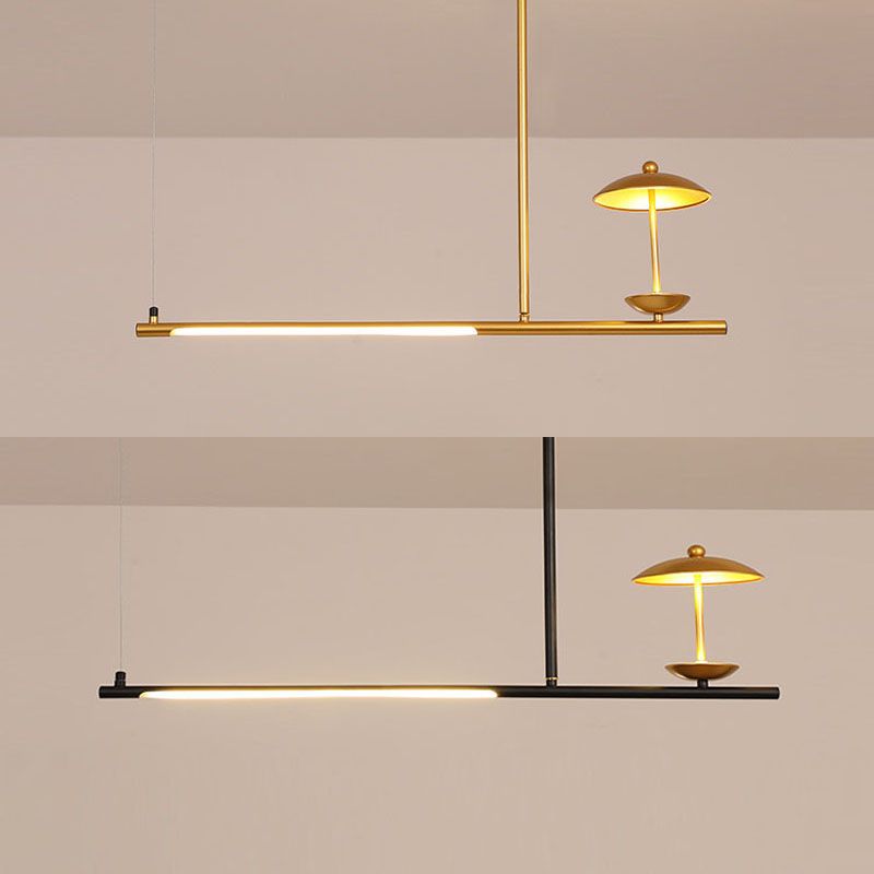 Postmoderne LED -Inselbeleuchtungsschirme -Form -Aluminiumhänge -Leuchte