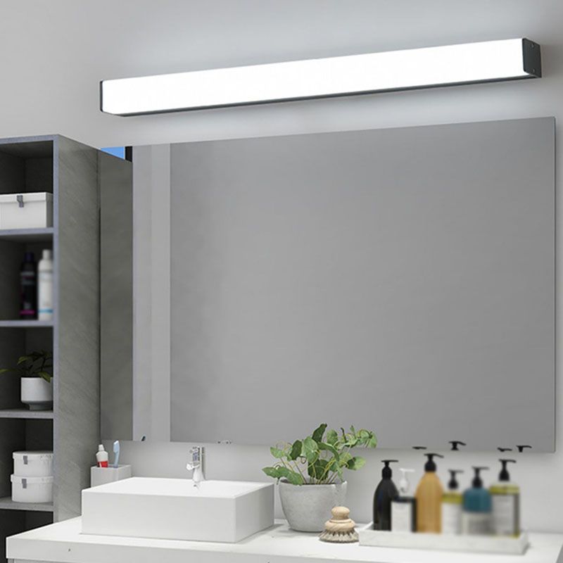 Infrared Sensing Vanity Wall Lamp No-Drilling Modern Bathroom LED Wall Sconce with Plug