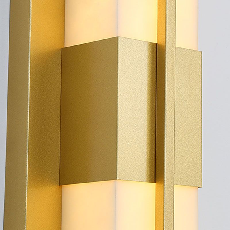 1-Light Modern Wall Sconce Simple Stone Wall Mount Lamp for Living Room