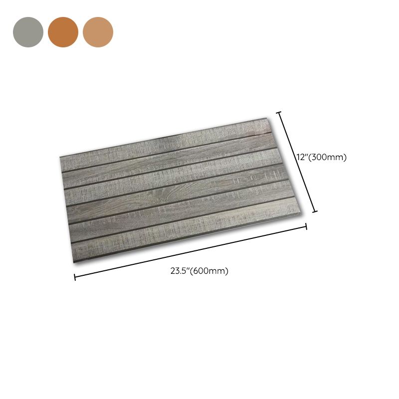 Outdoor Snapping Deck Tiles Striped Composite Wooden Deck Tiles